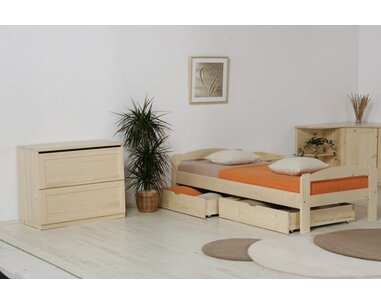 Úložný priestor z masívu 1/2 (1 pár) č.227, masív smrek