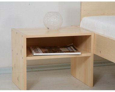 Nočný stolík z masívu Relax demont č.209/S, masív smrek Nočný stolík z masívu Relax demont č.209/S, masív smrek