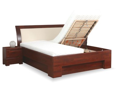 Dloulůžko z masivu s úložným prostorem z masivu SOFIA F115/F139 180x200, masiv buk Dloulůžko z masivu s úložným prostorem z masivu SOFIA F115/F139 180x200, masiv buk
