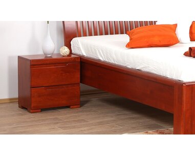 Nočný stolík z masívu, 2-zásuvkový F133 Nočný stolík z masívu, 2-zásuvkový F133