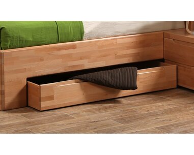 Šuplík pod posteľ F134, masív buk