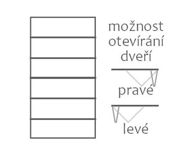 Šatníková skriňa - policová F155, masív buk Šatníková skriňa - policová F155, masív buk