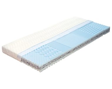Tvrdší zdravotný sendvičový matrace TAMARA, 14cm, 180x200cm, 130kg, 7 zón