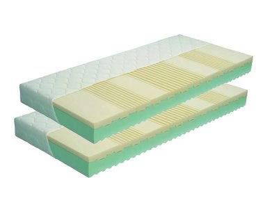 Stredne tvrdý zdravotný matrac PALERMO 1+1 Zdarma, 18cm, 120kg, PUR pena Stredne tvrdý zdravotný matrac PALERMO 1+1 Zdarma, 18cm, 120kg, PUR pena