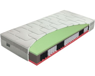 Mäkší matrac GREENGEL BIO-EX, 21 cm, 135 kg, taštičkový matrac Mäkší matrac GREENGEL BIO-EX, 21 cm, 135 kg, taštičkový matrac