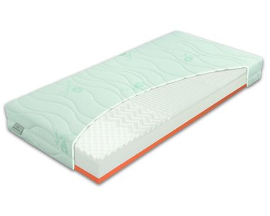 Stredne tvrdý zdravotný matrac BROOKLYN SOFT, 20cm, 120x200cm, 130kg, pamäťová pena