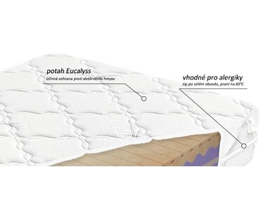 Poťah tvrdšieho zdravotného matraca Biogreen XXL Poťah tvrdšieho zdravotného matraca Biogreen XXL