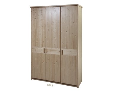 Šatní skriňa ENNA 3D F0073, smrek + lamino Šatní skriňa ENNA 3D F0073, smrek + lamino