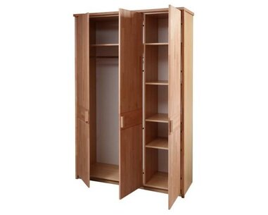 Šatní skriňa ENNA 3D F0073, smrek + lamino