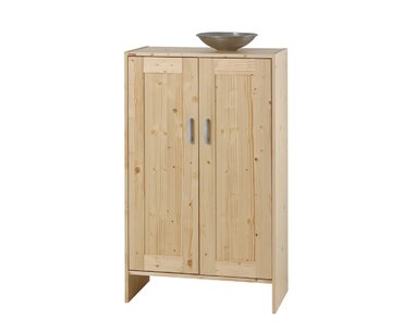 Komoda Sendy 164/165, masív smrek, dvierková