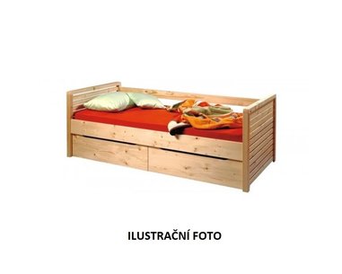 Masívna posteľ Thomas II. 311B, 90x200, masív buk cink jadrový Masívna posteľ Thomas II. 311B, 90x200, masív buk cink jadrový