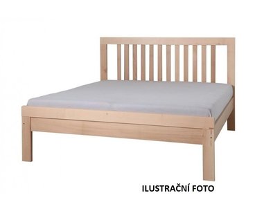 Masívna posteľ Lettya, 180x200, masív buk cink jadrový Masívna posteľ Lettya, 180x200, masív buk cink jadrový