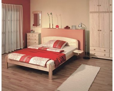 Manželská posteľ z masívu BERGHEN 604N, 180x200, masív smrek Manželská posteľ z masívu BERGHEN 604N, 180x200, masív smrek