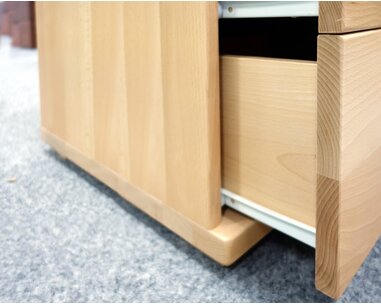 Komoda 3 zásuvková, masív buk