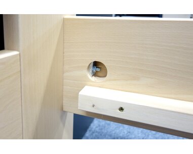 Jednolôžková posteľ z masívu Barča, 80x200, 90x200, masív buk