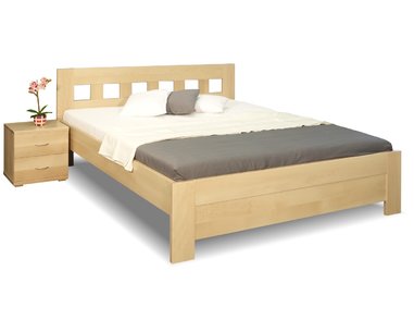 Zvýšená posteľ z masívu Rocco, 160x200, 180x200, masív buk Zvýšená posteľ z masívu Rocco, 160x200, 180x200, masív buk