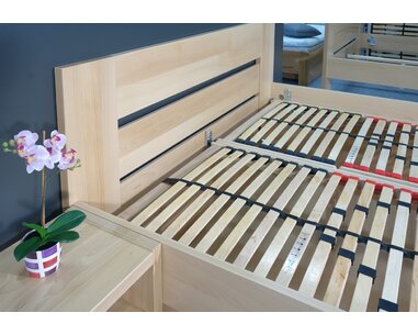 Zvýšená posteľ z masívu Matěj, 160x200, 180x200, masív buk