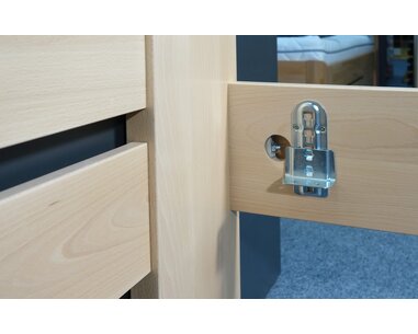 Zvýšená posteľ z masívu Matěj, 80x200, 90x200, masív buk