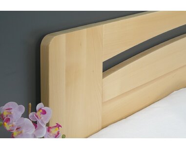 Zvýšená posteľ s úložným priestorom Riči, 160x200, 180x200, masív buk