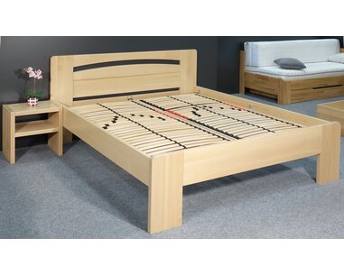 Zvýšená posteľ z masívu Riči, 160x200, 180x200, masív buk Zvýšená posteľ z masívu Riči, 160x200, 180x200, masív buk