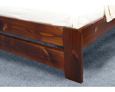 Posteľ z masívu Justina, 90x200, masív smrek