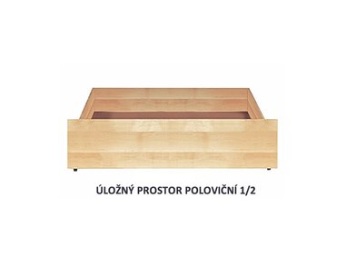 Úložný priestor 1/2, masív smrek Úložný priestor 1/2, masív smrek
