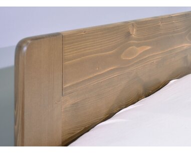 Posteľ s úložným priestorom Mark, 120x200, masív smrek