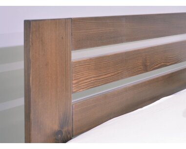 Zvýšená posteľ z masívu Rita, 140x200, masív smrek