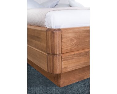 Posteľ s úložným priestorom Fantazie Grande F307, masív buk