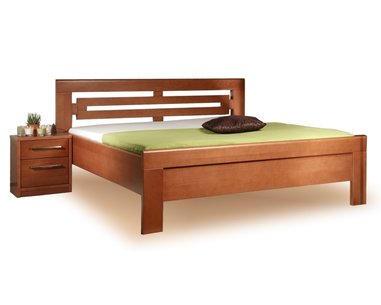 Vysoká manželská posteľ z masivu ARLETA 2, masiv buk Vysoká manželská posteľ z masivu ARLETA 2, masiv buk