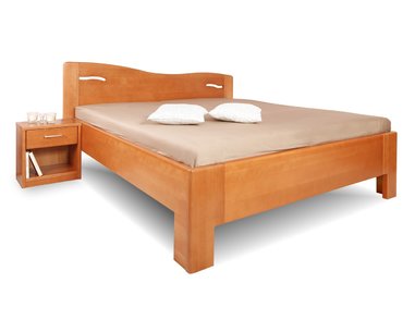 Vysoká manželská posteľ z masivu K-DESIGN 2, masiv buk Vysoká manželská posteľ z masivu K-DESIGN 2, masiv buk