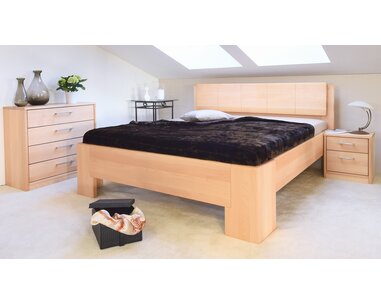 Manželská posteľ z masívu MANHATTAN 1, masív buk