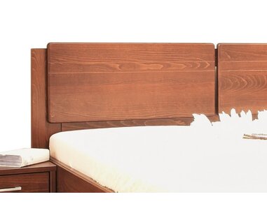 Manželská posteľ s úložným priestorom MANHATTAN 2 senior, masiv buk