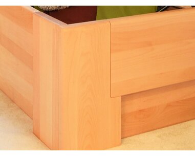 Manželská posteľ s úložným priestorom MANHATTAN 2 senior, masiv buk