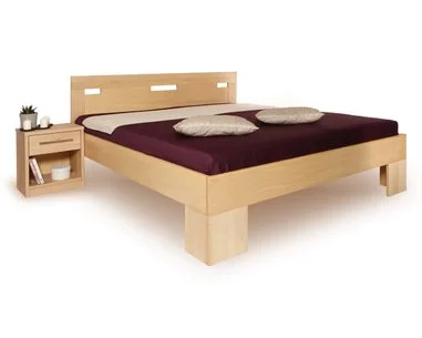 Manželská posteľ z masivu VAREZZA 6A, 180x220, masiv buk - pohľad č. 1