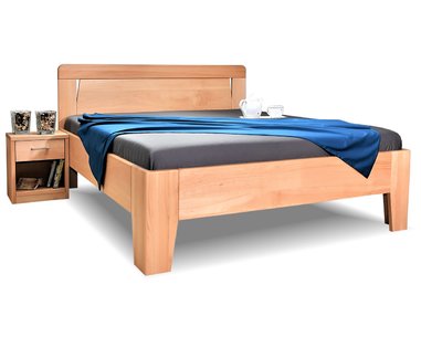 Drevená posteľ z masívu Venus, 160x200, 180x200, masív buk Drevená posteľ z masívu Venus, 160x200, 180x200, masív buk