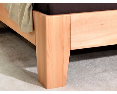 Drevená posteľ z masívu Kleopatra 1, 160x200, 180x200, masív buk