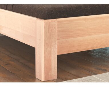 Detail nohy - posteľ z masívu Matrix Detail nohy - posteľ z masívu Matrix