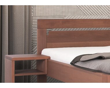 Čelo - posteľ z masívu X2