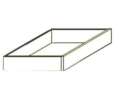 Úložný priestor pod posteľ 1/2 - polovičný