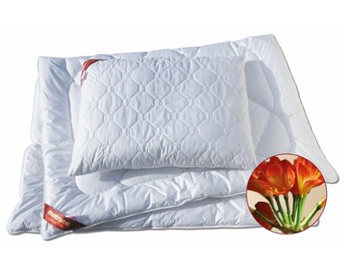 Celoročný posteľný set CLIVIE - vankúš 70x90 cm a paplón 135x200 cm