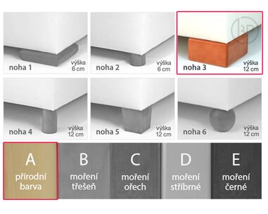 Rohová posteľ boxspring VENETO 80x200 pravá, s úložným priestorom, svetlosivá látka - pohľad č. 2
