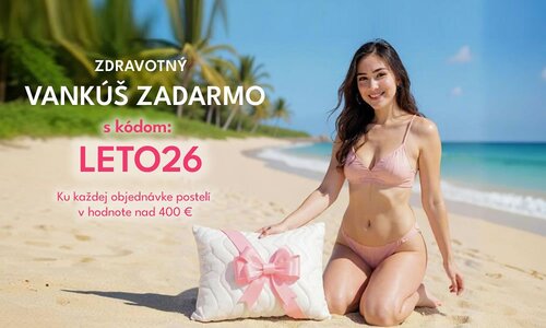 Oslávte s nami LETO – k novej posteli získate darček zadarmo!