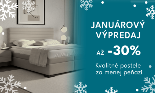 Januárový výpredaj na Bezvapostele.sk – zľavy až 30 %