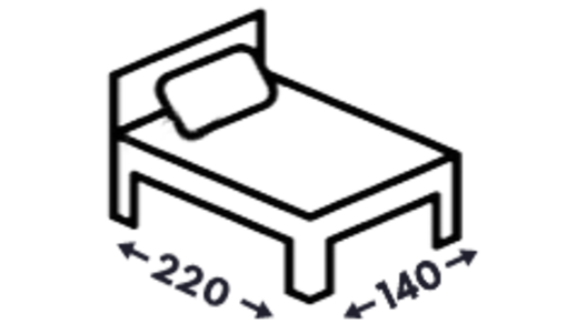Postele 140x220 cm