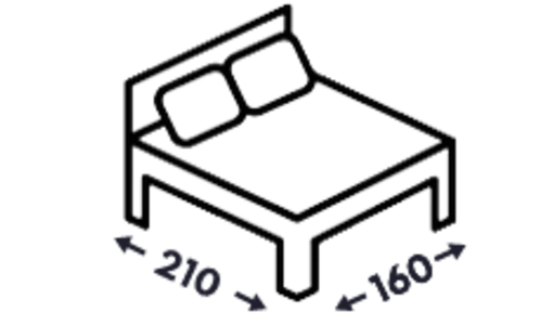 Postele 160x210 cm