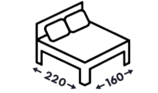 Postele 160x220 cm