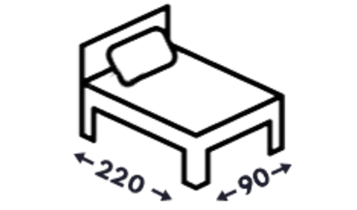 Postele 90x220 cm