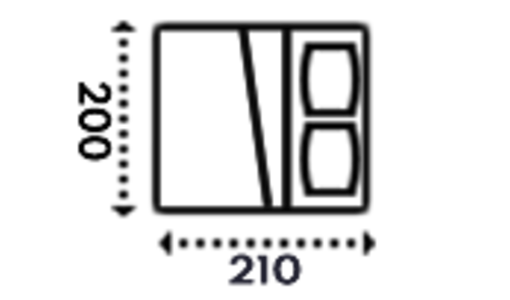 200x210 cm 200x210 cm