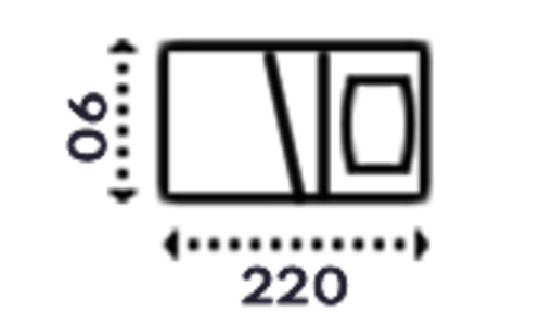 90x220 cm 90x220 cm